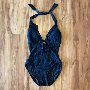 Kenneth Cole Reaction Lace One-Piece Swim Suit